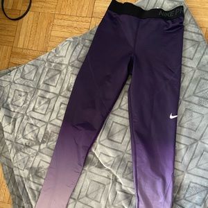 Nike ombré purple legging